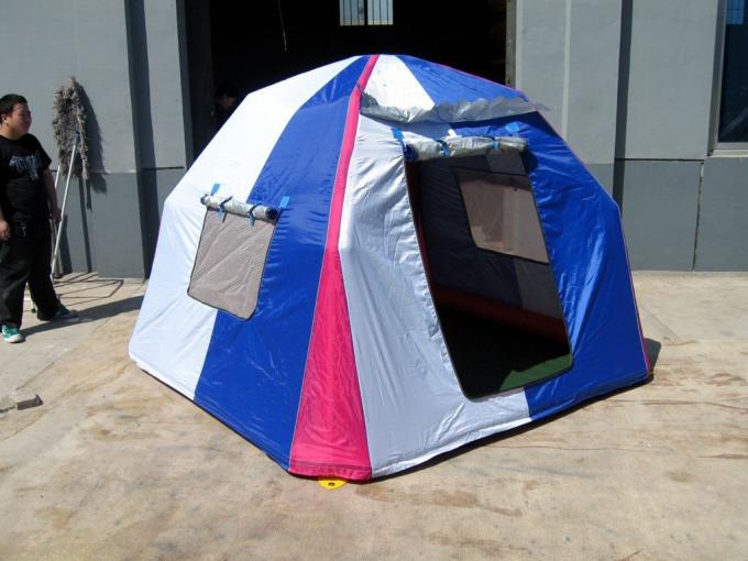 金属フレームが付いている方法そして現代膨脹可能なキャンプ テント