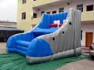 UV Resistant Inflatable Amusement Park With Shoe-Shaped Basketball Shooter