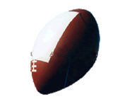 The brown rugby inflatable helium balloon for decoration