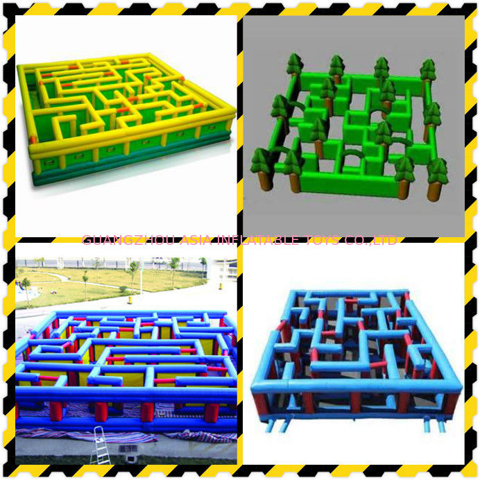 Inflatable Labyrinth, Ourdoor Inflatable Maze Games For Business Promotion