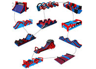 Fire - Proof Inflatable 5k Obstacle Course With 2 Years Warranty